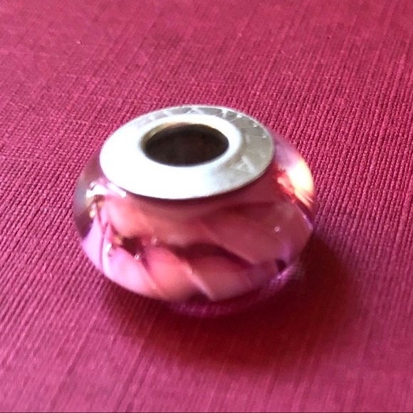 CHAMILIA Pink Murano Glass Bead 925 💖 - Picture 2 of 7